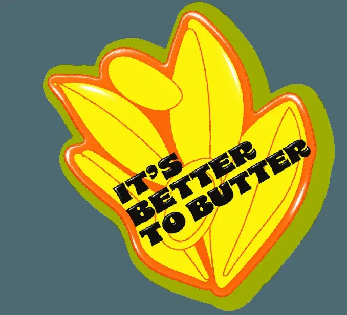 It's better to butter sticker on a yellow shea shape
